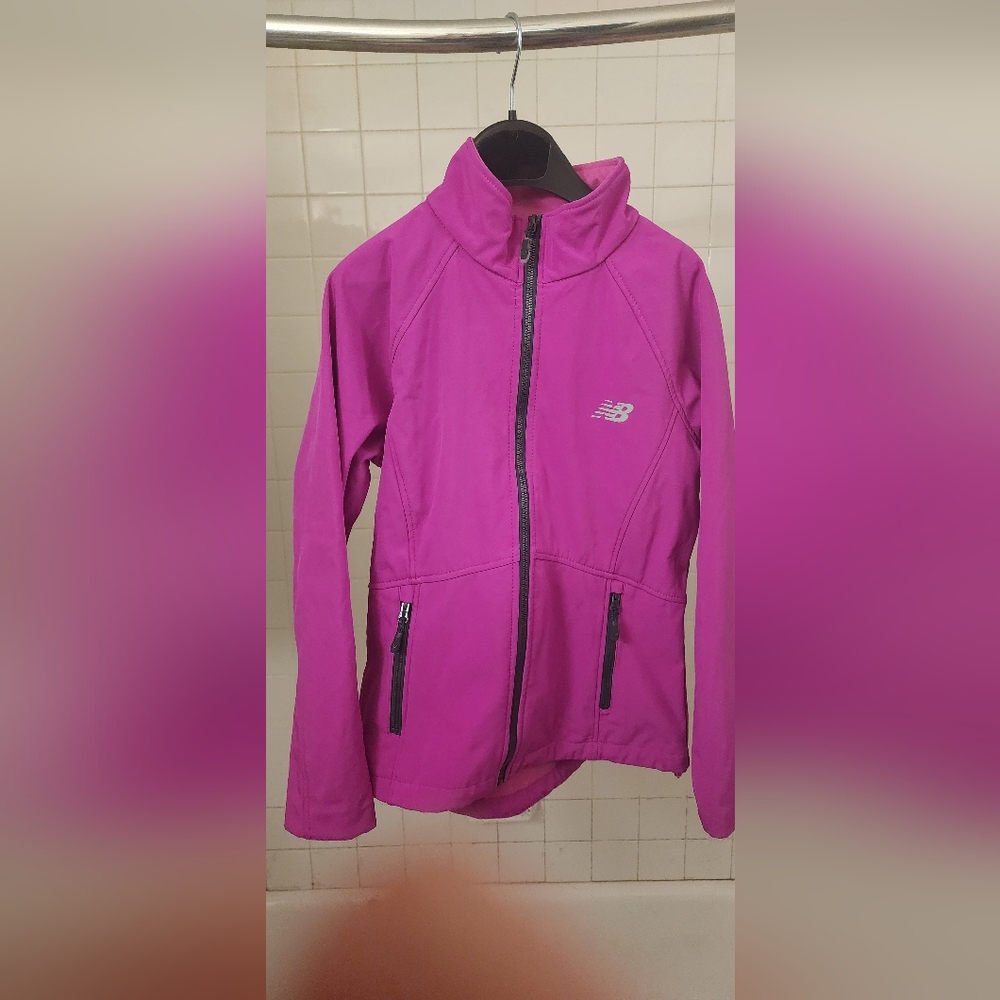 Girls New Balance Pink Jacket size Small